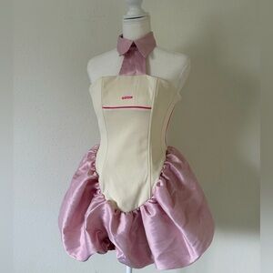 Adidas Cream and Pink Dance Dress